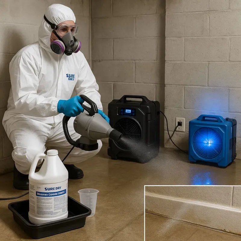 Sanitization and Odor Removal process in Alpine, NJ